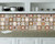 6" x 6" Retro Orange Mosaic Peel and Stick Removable Tiles N270-400437