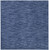 5' X 5' Navy Blue Square Non Skid Indoor Outdoor Area Rug N270-479823