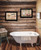 Set Of Two Country Bath III 2 Black Framed Print Bathroom Wall Art N270-407130