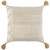 Ivory Blush Accent Stitch Color Block Throw Pillow N270-403474