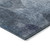 2' X 8' Gray and Blue Abstract Washable Non Skid Indoor Outdoor Runner Rug N270-562900