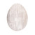 18" Rustic Farmhouse White Wash Wood Large Egg N270-384895