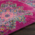 5' Fuchsia Round Power Loom Area Rug N270-385263