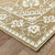 8' X 11' Tan Oriental Stain Resistant Indoor Outdoor Area Rug N270-507754