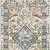 8' Beige Oriental Distressed Runner Rug With Fringe N270-555337