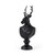 Black Resin Suited Deer Bust Sculpture N270-392529