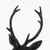 Black Resin Suited Deer Bust Sculpture N270-392529