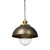 Rustic Gold Ton Metal Dome Hanging Light N270-392836