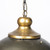 Rustic Gold Ton Metal Dome Hanging Light N270-392836