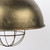 Distressed Bronze Metal Dome Hanging Light N270-392842
