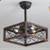 Color: Dark wood diameter37, power: 110V - Idyllic American Fan Lamp Nordic Minimalist Dining Room Q119-CJSN163877022VE