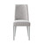 23" Gray Solid Wood And Fabric Upholstered Parsons Chair N270-530238