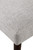 23" Gray Solid Wood And Fabric Upholstered Parsons Chair N270-530238