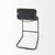 29" Black Leather And Iron Bar Chair N270-393431