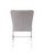 24" Beige Velvet And Silver Parsons Chair N270-347343