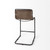 29" Brown And Black Steel Bar Chair N270-393432