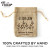 Color: Dark Khaki, Gift Box Size: 13x8x15cm - 25PCS-Personalized Burlap Wedding Favor Bags with Let F640-12000043802235675