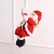 Color: Deep Sapphire - Merry Christmas  Hanging Santa Claus Climbing Rope Doll Pendant Christmas Tr F640-12000035564341457