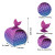 Color: Olive, Gift Box Size: 5x5x5cm - 1pc Mermaid Tail Little Mermaid Birthday Party Treat Bag Und F640-12000034184602957