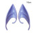 Color: Chocolate - 1Pairs Cosplay Latex Fairy Angel Elf Ears Halloween Masquerade Party Costumes Ha F640-12000039077604044