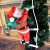 Color: WHITE - Christmas Santa Claus Climbing Ladder Doll Christmas Tree Hanging Decoration Indoor  F640-12000035506342096