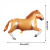 Color: Chocolate - Horse Party Decoration Birthday Banner Felt Garland Disposable Paper Plates Hors F640-12000038988526590