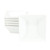 Our Table Simply White 6 Piece 26 Ounce Fine Ceramic Square Soup Bowl Set in White D970-133037.01