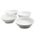 Gibson Home Wide 8.75 in. Stoneware Dinner and Serving Bowls in White, Set of 4 D970-122923.02