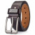 Color: Coffee, Belt Length: 120cm - LEON?‡S?‘ Buckle  Leather Casual Jeans Belt Men High Quality Re F640-12000033979690907