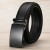 Color: black, Belt Length: 120cm - Automatic Buckle Belt for Men Famous Brand Business Belt Men PU  F640-12000038036544466