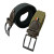 Color: GRAY, Belt Length: 125cm, Ships From: CHINA - Stretch Canvas Leather Belts for Men Female Ca F640-12000036693223255