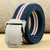 Style: 3.5CM, Color: Sapphire-140CM, Size:  - Men's canvas belt Q119-CJNSFJPD00297-3.5CM-Sapphire-140CM