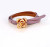 Color: Light purple, Belt Length: 105CM - 1.0cm New Unique Rose Genuine Leather Gold Belt Women Fas F640-12000037158136865