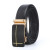 Color: Light Grey, Belt Length: 110cm - Man PU Leather Belt High Quality Men Business Belt Golden A F640-12000033615310799