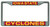 Iowa State Cyclones License Plate Frame Laser Cut Chrome Z157-9474640387