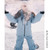 Color: M42 K1002J Barbie Blue, Size: XL - Fleece-lined Warm Tactical Pants Waterproof Outdoor Suit Q119-CJTW209870744RI