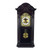 Bedford Clock Collection 25.5 Inch Antique Mahogany Cherry Oak Chiming Wall Clock with Roman Numera D970-BED-9018