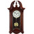 Bedford Clock Collection 26.5 Inch Chiming Pendulum Wall Clock in Colonial Mahogany Cherry Oak Fini D970-BED-1915