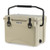 25 QT Hard Cooler with Aluminum Handle and Integrated Cup Holders-Tan - Color: Tan D681-GP11736SA
