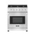 30 Inches 120V Natural Gas Range with 5 Burners Cooktop - Color: Silver D681-FP10541