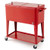 Portable Patio Cooler with Bottom Storage Shelf and Bottle Opener-Red - Color: Red D681-NP12523RD