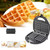 6-in-1 Waffle Makers with 6 Removable Plates Non Stick Coating Stainless Steel Sandwich Maker for B K484-FQZHE_VTS9GV9D
