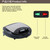 3-in-1 Household Waffle Maker Quick Heating Non-stick Coating Sandwich Maker with Removable Plates  K484-FQZHE_3ISFBC51