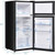 2 Doors Cold-rolled Sheet Compact Refrigerator-Black B593-EP22756US