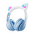 Wireless Bluetooth Headphone Cute Cat Ear Gradient Color Luminous Head-mounted Gaming Headset white K484-FQZCO_565JIVMH