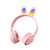 Y08r Wireless Bluetooth Headphones Cute Rabbit Ears Design Touch Control Music Headset Girls Gifts  K484-FQZCO_7AJIIUTF