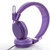 Kids Wired Ear Headphones Stylish Headband Earphones for iPad Tablet  purple K484-PEL_021S0KJG