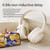 BT037NC Wireless Headsets Noise Canceling Ear Buds Longer Playtime Earphones White K484-PEL_0R6U8BIQ