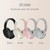 P2968 Wireless Headset Noise Canceling Stereo Headphones Over Ear Folding Earphones For Cell Phone  K484-PEL_0R7W7TZI