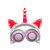 Cute Kids Cat Ear Headphones Wired Adjustable for Boys Girls Tablet Kids Headband Earphone Foldable K484-PEL_09FUTM7A